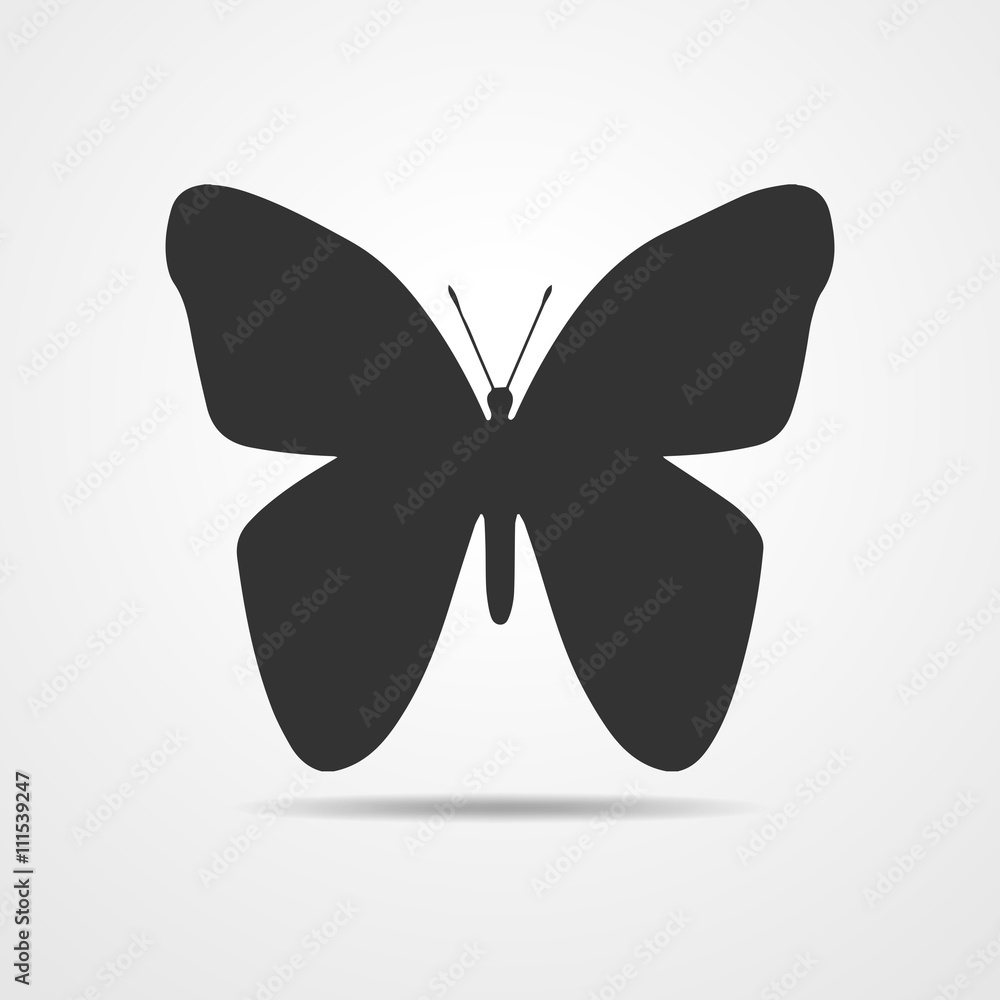 Black butterflies - vector illustration Black butterflies - vector illustration