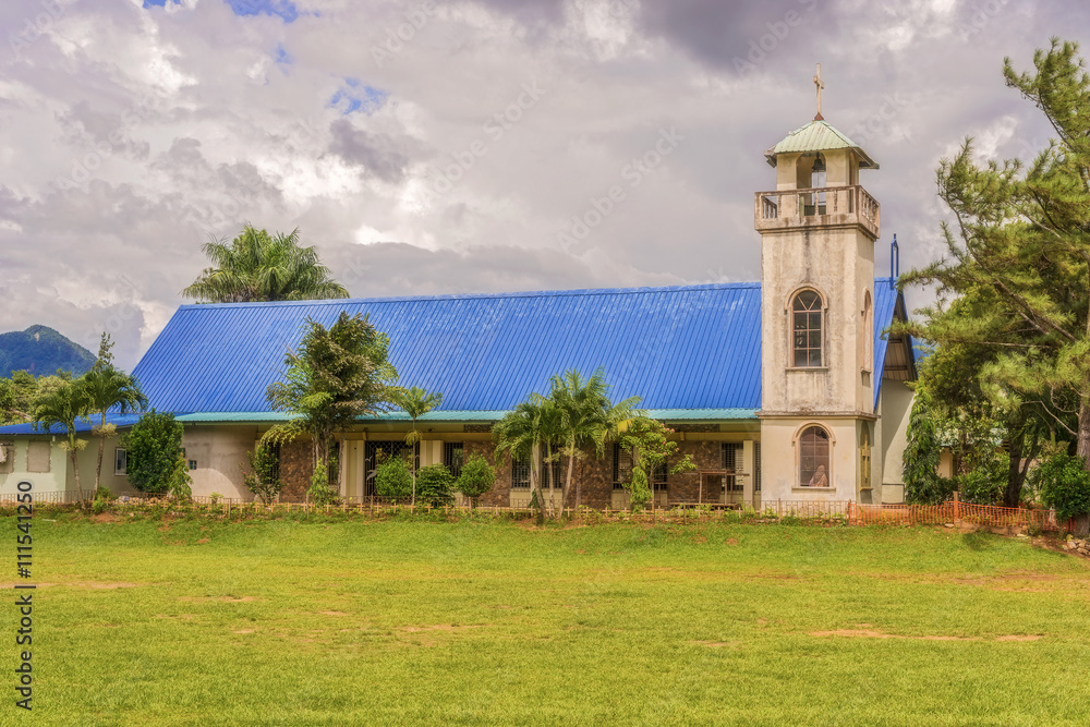 The catholic church in Santa Fe, Panama
