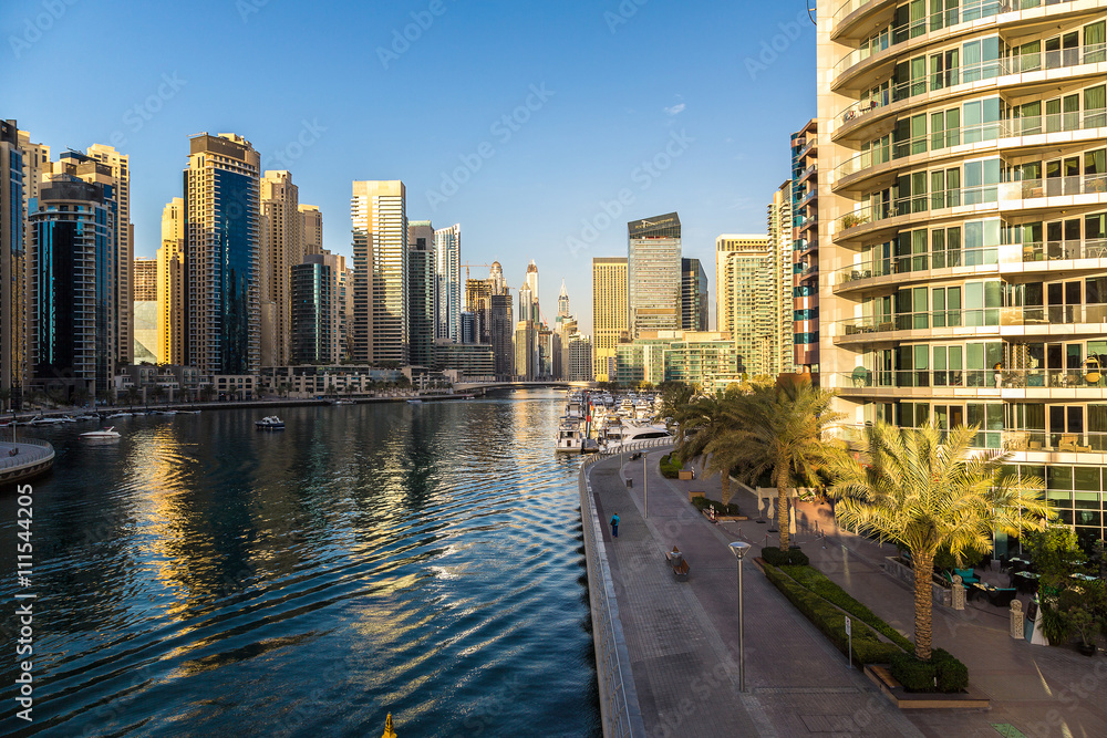 Naklejka premium Dubai Marina