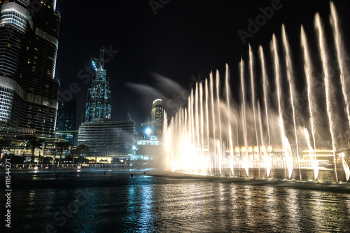 Dancing fountains in Dubai