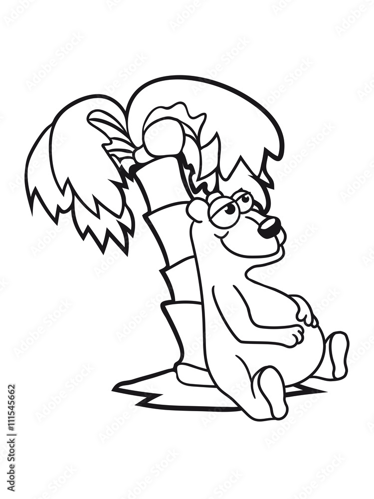 relax palm island beach sand vacation sun summer vacation, island sleep great funny sitting thick grizzly bear comic cartoon relax palm island beach sand vacation sun summer vacation, island sleep great funny sitting thick grizzly bear comic cartoon