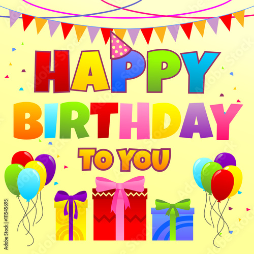 Happy Birthday To You Balloon Gift Box
