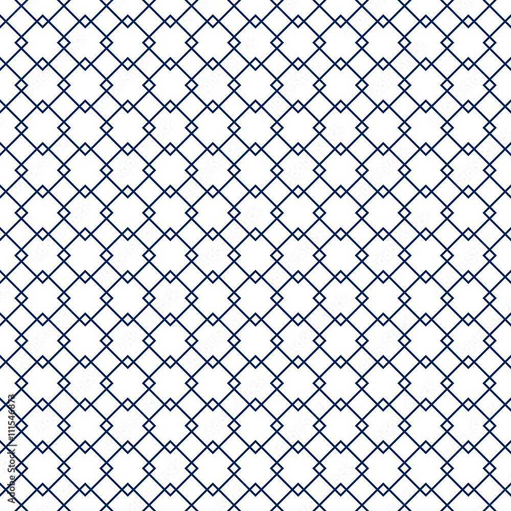 Fototapeta premium Geometric seamless ornament pattern. Vector background.