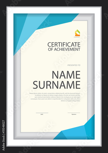 certificate template,diploma layout,A4 size ,vector