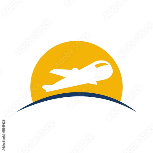 Airplane Logo Icon Vector