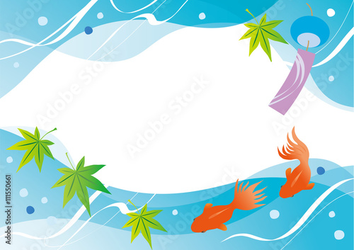 ウェイブ 横 金魚