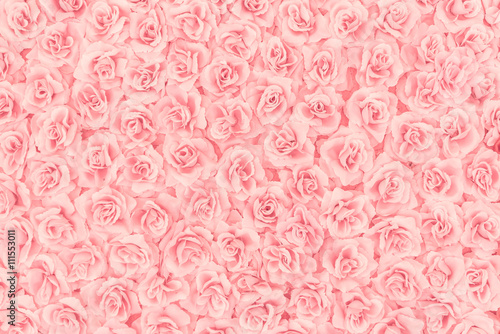Soft focut of pink Artificial Rose