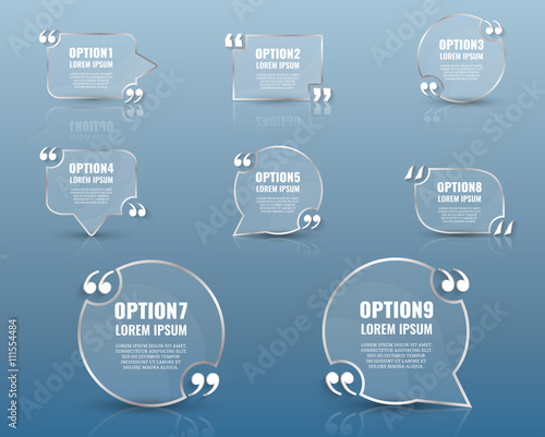 Frame for text.Website review quote citation blank template. Website review vector icon. Quote comment template. Quote bubble. Shop customer review template.
