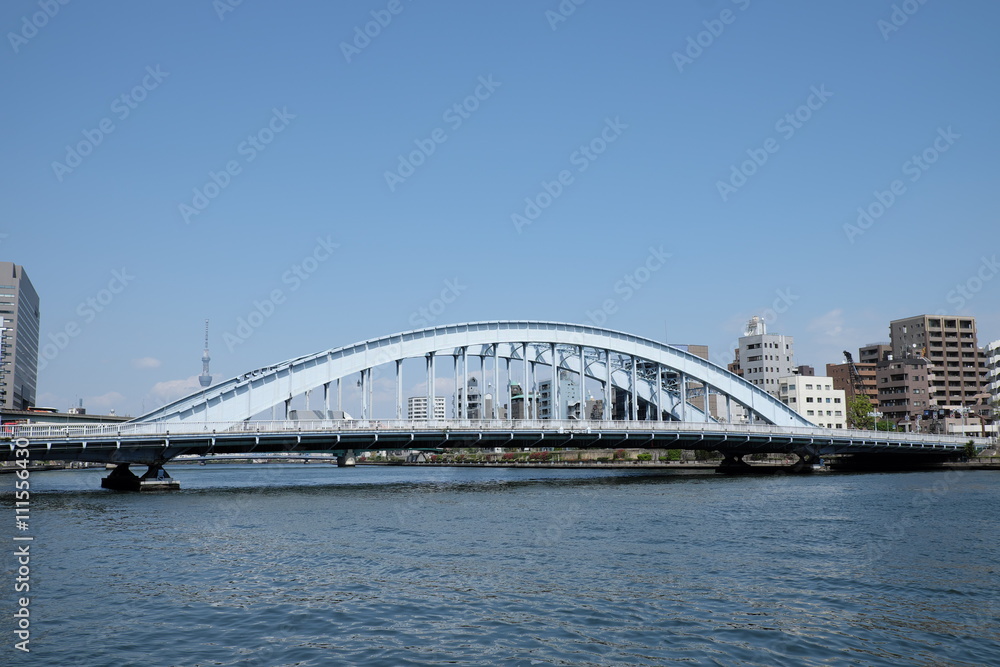 永代橋と隅田川