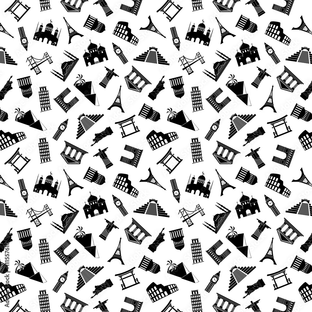 Travel seamless pattern Travel seamless pattern