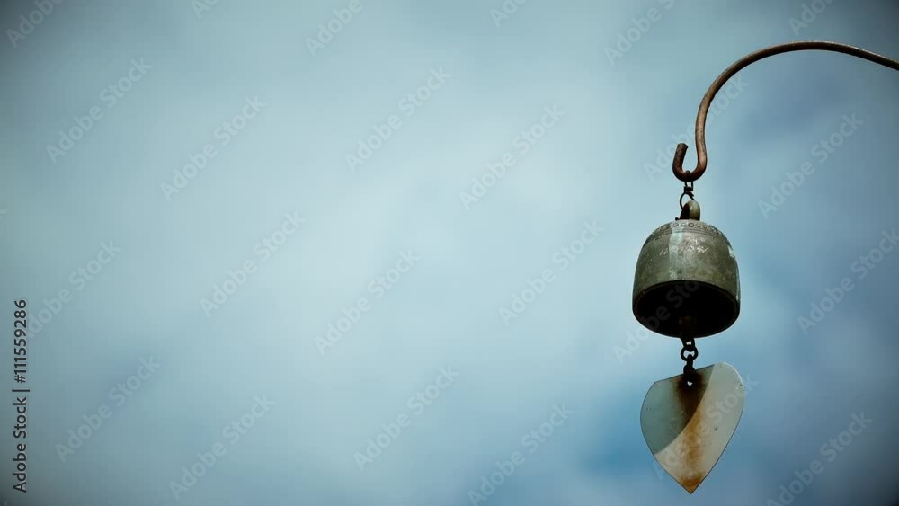 Bell with a sky background 4K Bell with a sky background 4K