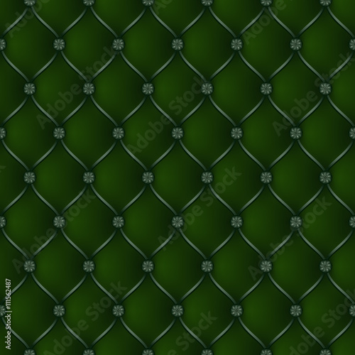 Abstract upholstery dark green background