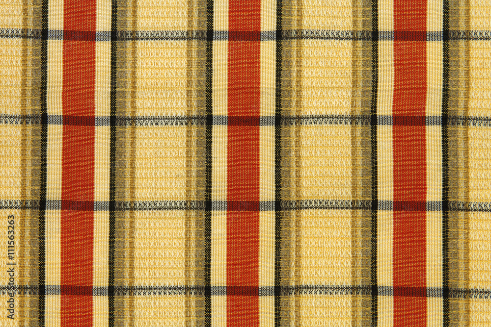 Square pattern fabric background