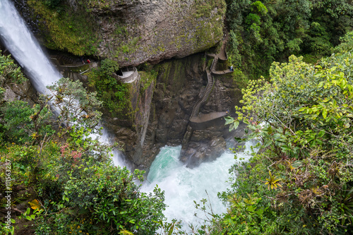 Pailon del Diablo waterfall, Ecuador