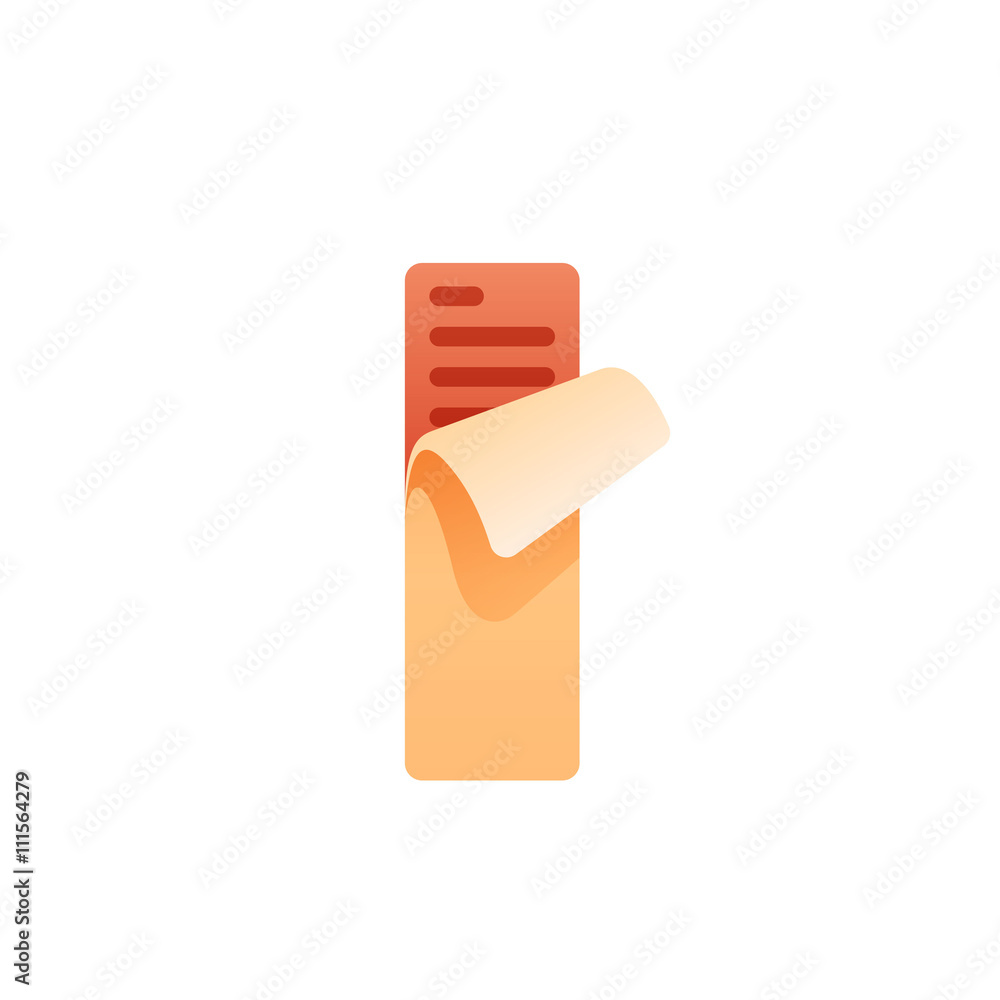 I letter with task list icon. Task list paper. I letter with task list icon. Task list paper.