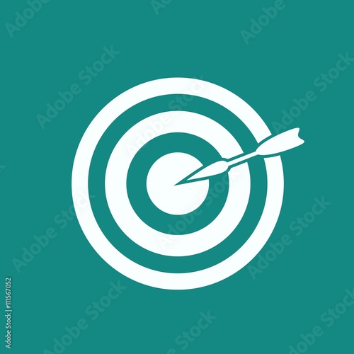 Darts target aim icon