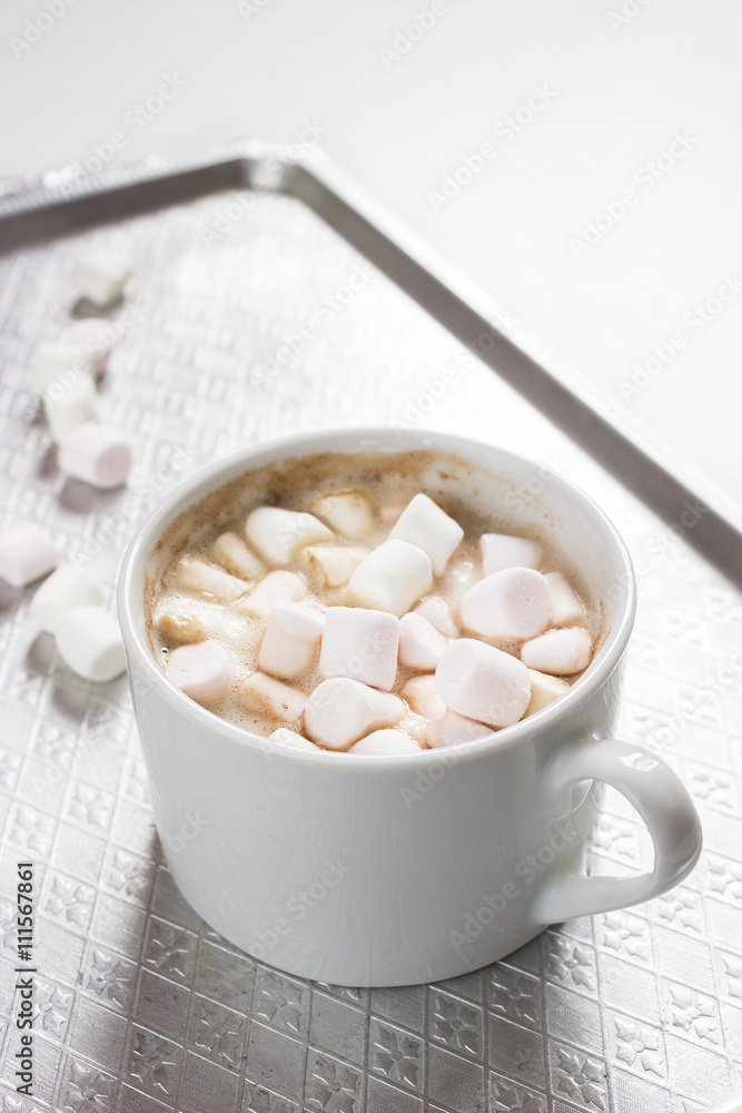 Mug of cocoa with marshmallows Marshmallow Mug of cocoa with marshmallows Marshmallow