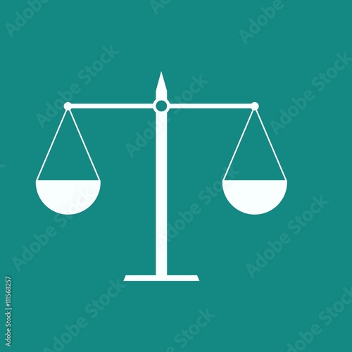 Justice scale icon