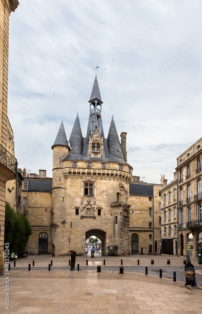 Bordeaux. The Cailhau Gate, XV cent.