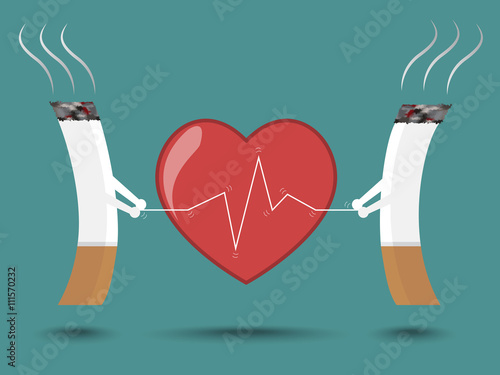 smoking cigarettes can cause heart disease