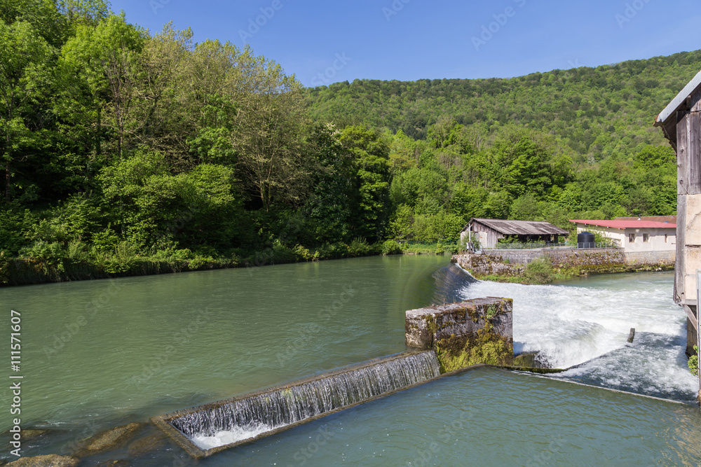 Fototapeta premium Barrage sur la Loue