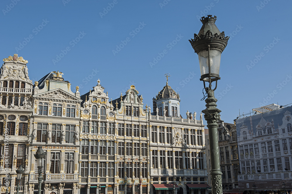 Zunfthäuser auf dem grossen Markt in Brüssel, Belgien