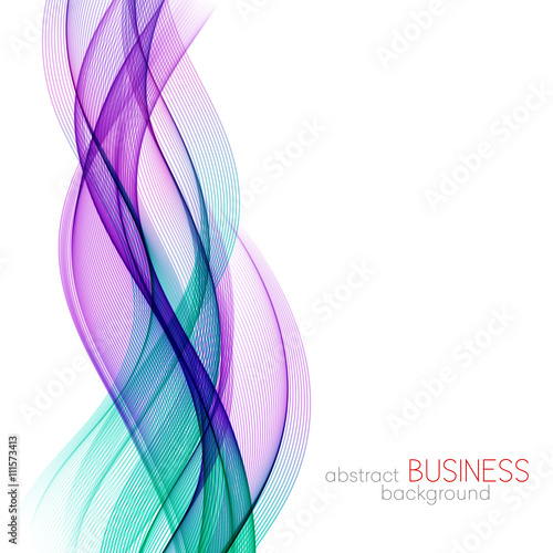 Abstract background  blue wavy 