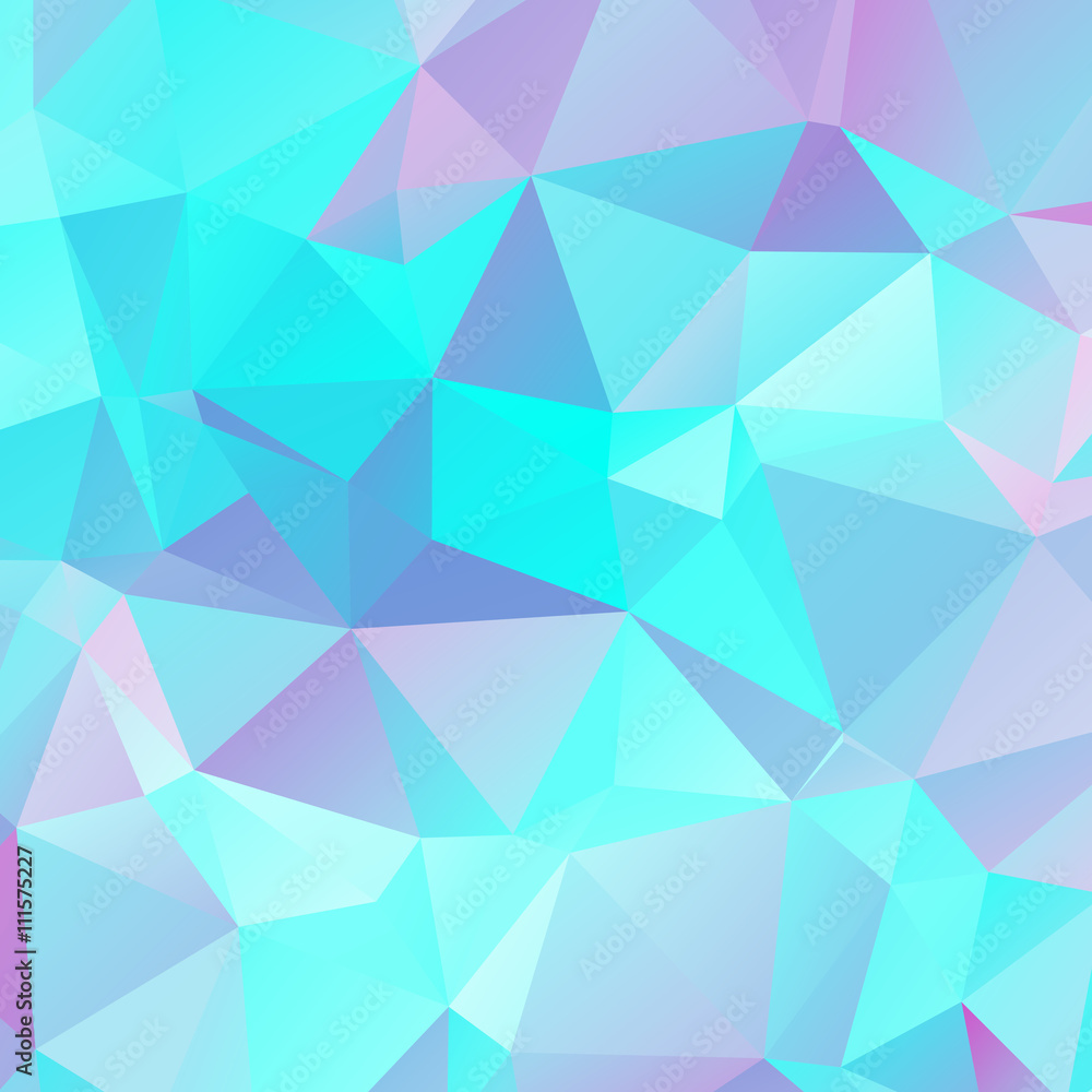 Obraz premium Low poly triangulated background. Colorful. Vector illustration.