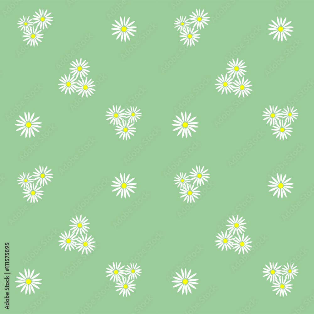 Daisies seamless pattern Daisies seamless pattern