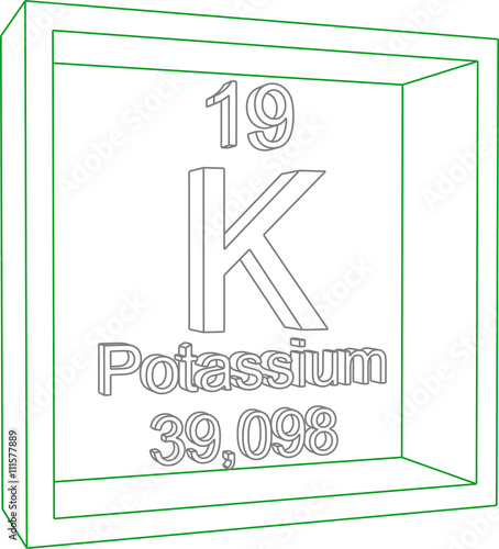 Periodic Table of Elements - Potassium