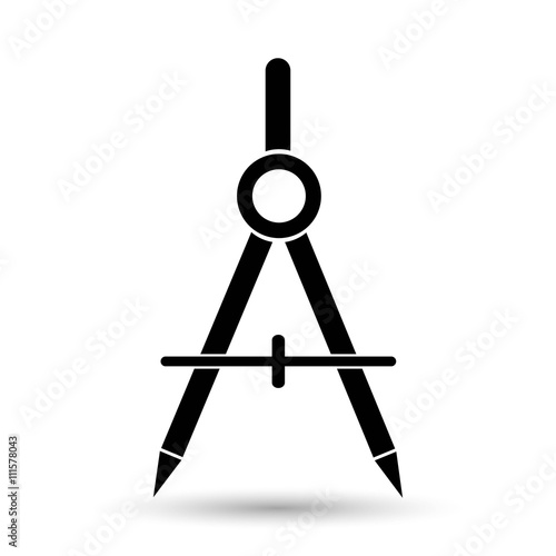 compass, dividers icon