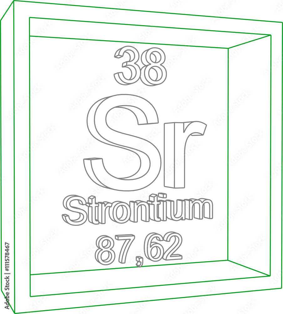 Periodic Table of Elements - Strontium Periodic Table of Elements - Strontium