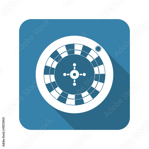 Vector casino roulette icon