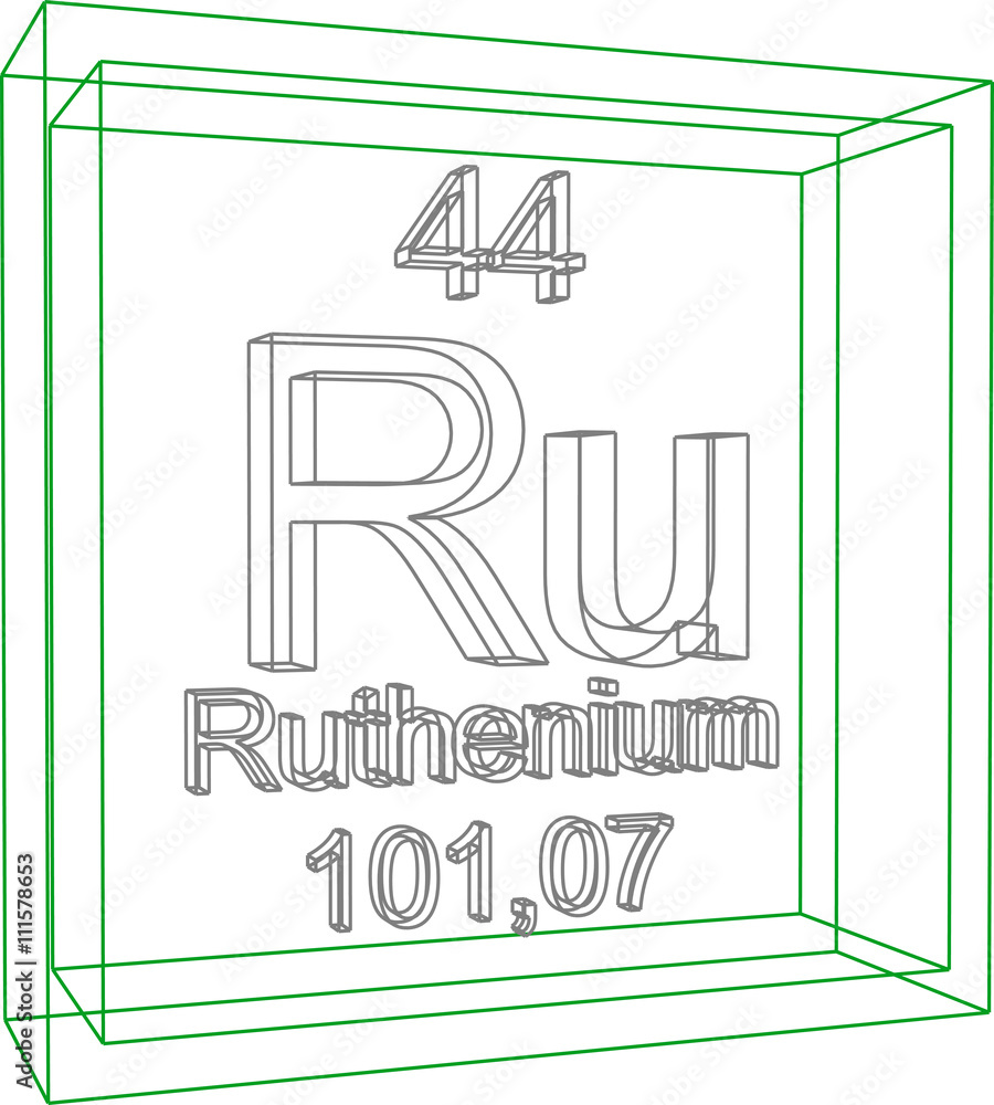 Periodic Table of Elements - Ruthenium Periodic Table of Elements - Ruthenium
