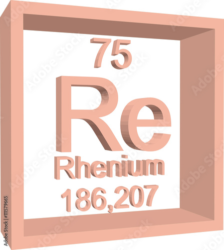 Periodic Table of Elements - Rhenium