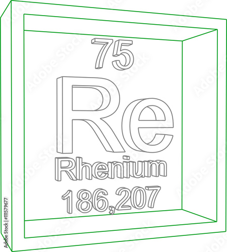 Periodic Table of Elements - Rhenium