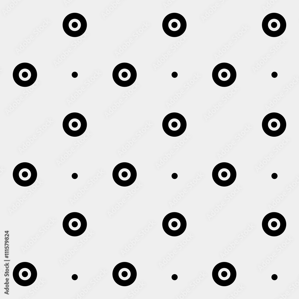 Pattern rounds. Monochrome minimal, geometric. Can be used as wrapping paper or texture for clothes.
