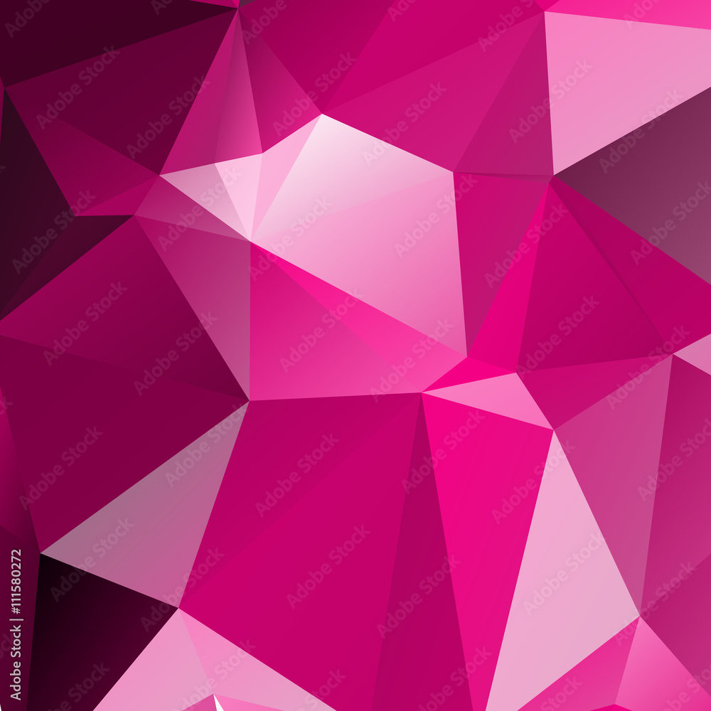 Low poly triangulated background. Pink shades. Vector illustration. Low poly triangulated background. Pink shades. Vector illustration.