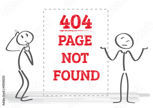 404 page not found - Illustration
