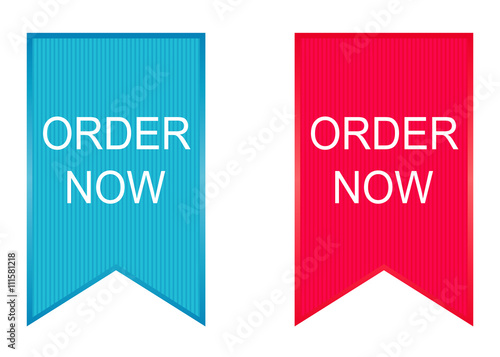 Order now stickers set.
