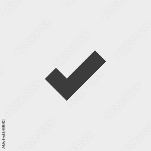 Sign select icon in a flat design in black color. Vector illustration eps10