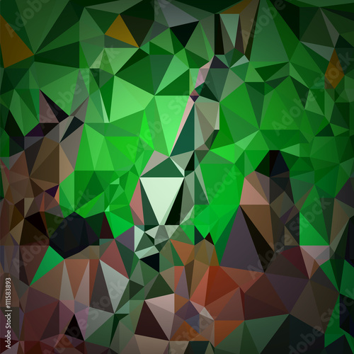 Abstract Digital Polygonal Colored Background. Abstract Triangular Pattern
