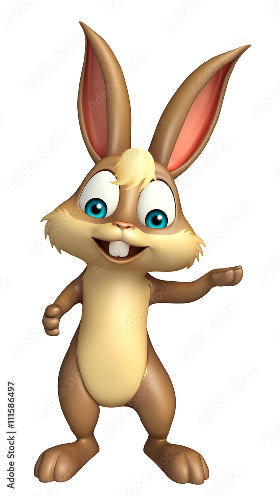 Obraz premium cute Bunny funny cartoon character