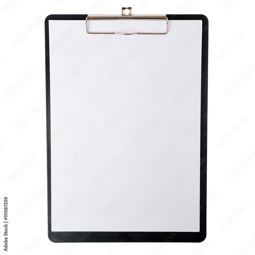 Black Clipboard over isolated white background Black Clipboard over isolated white background