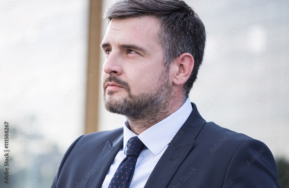 Handsome businessman in suit Handsome businessman in suit