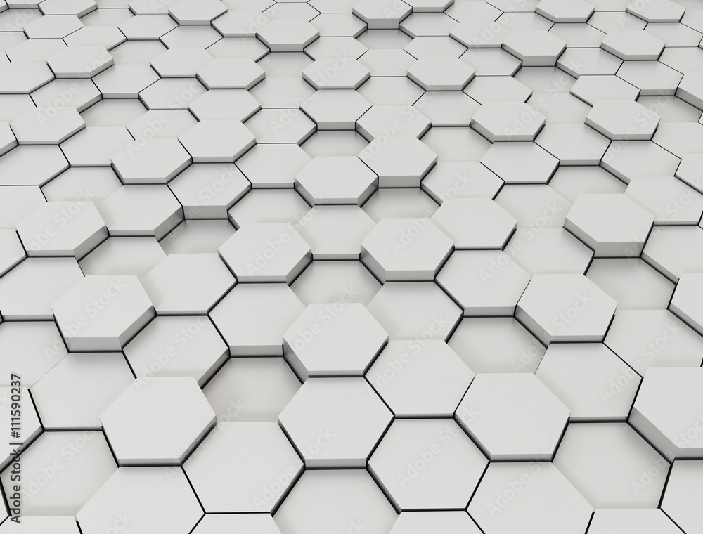 Hexagon pattern 3d background Hexagon pattern 3d background