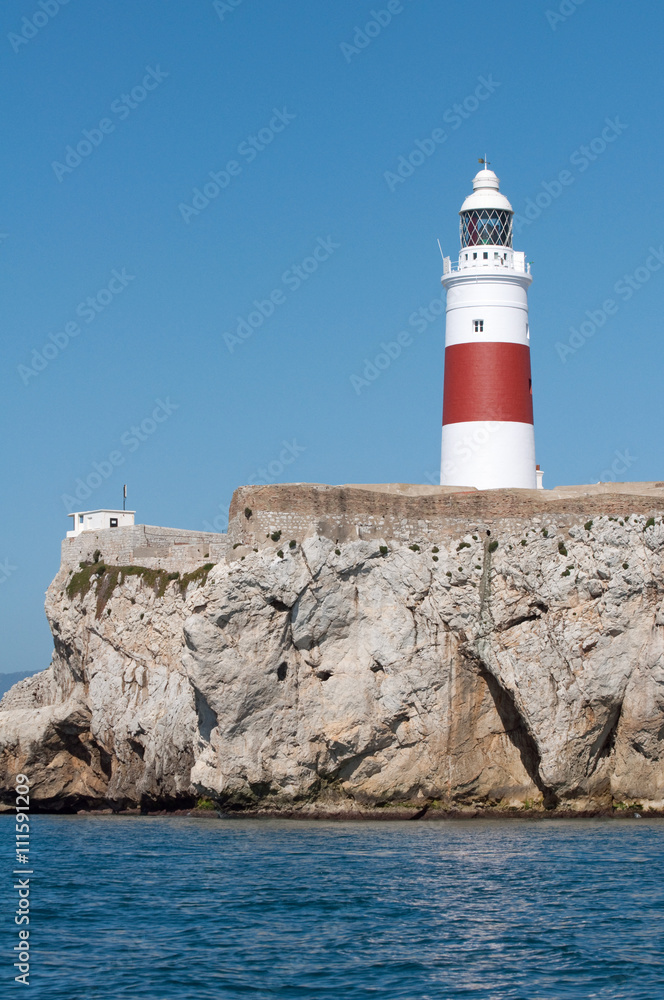 Europa point lighthouse in gibraltar