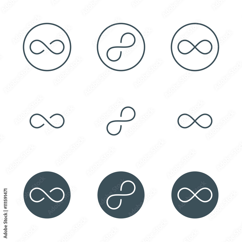 infinity symbol - obrazy, fototapety, plakaty 