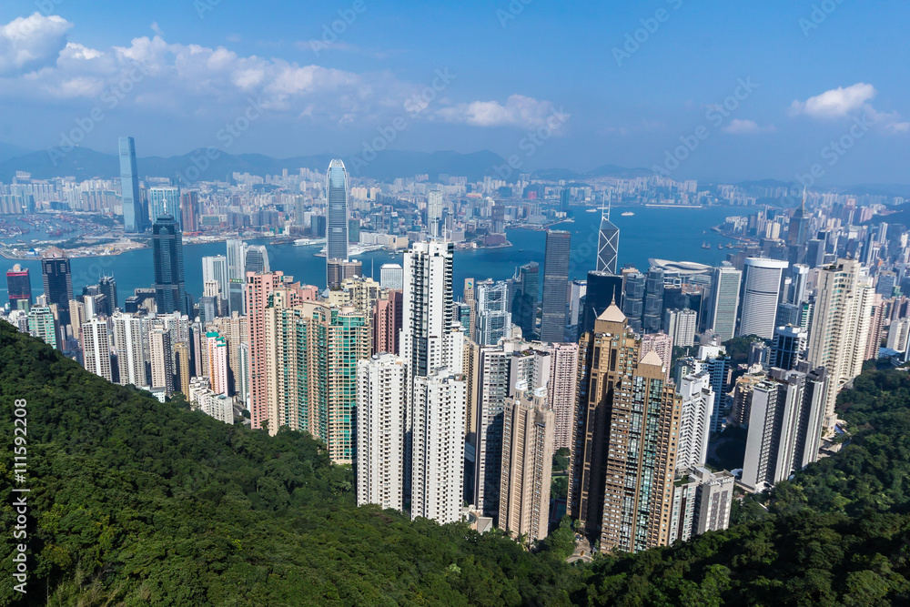 Fototapeta premium Hong Kong Skyline, China