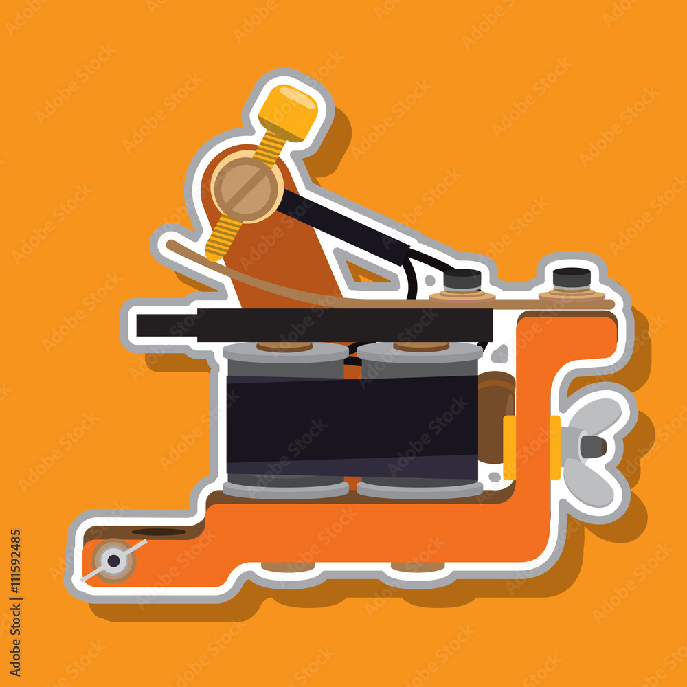 Induction tattoo machine. Tattoo Accessory.